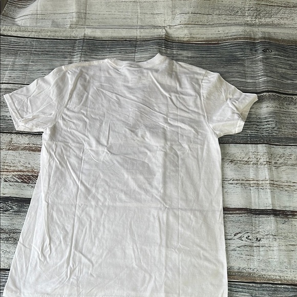 White Graphic T-Shirt with Abraham Lincoln Patriotic Design SZ Medium - Picture 6 of 7